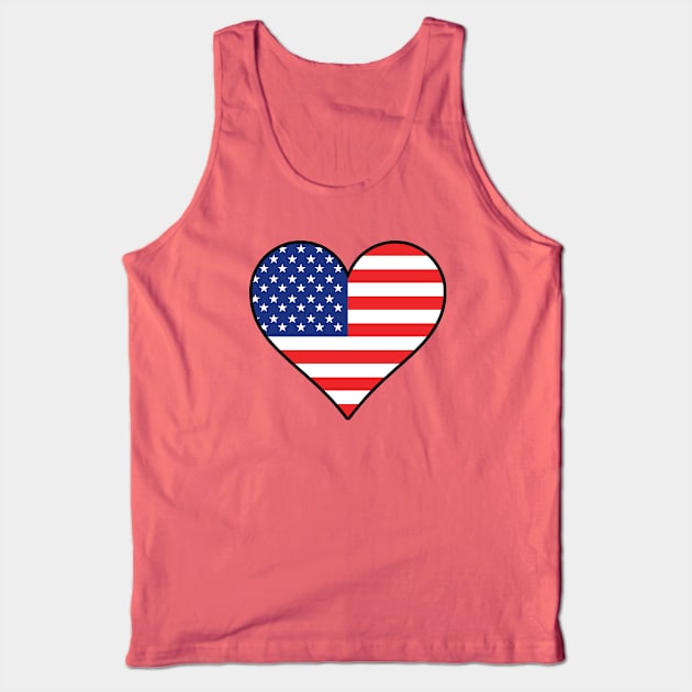 I Love America Tank Top by dustbrain